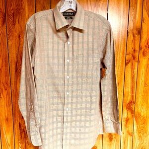 Lauren Ralph Lauren Men’s Checked Long Sleeve Dress Shirt